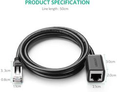 Dây cáp mạng nối dài CAT6 UTP RJ45 dài 5M UGREEN NW112 11283