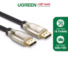 Dây DisplayPort 1.2 UGREEN DP107 – Hỗ trợ 3D 4Kx2K@60Hz