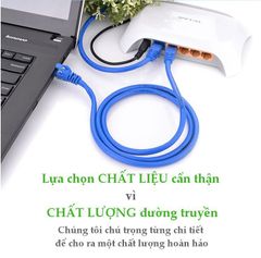 Dây cáp mạng Cat6 UGREEN NW102 cáp tròn màu xanh