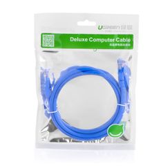 Dây cáp mạng Cat6 UGREEN NW102 cáp tròn màu xanh