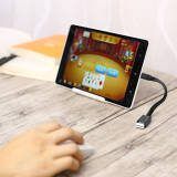 Dây Micro USB 2.0 OTG dạng dẹt dài 15cm UGREEN US126 10821 (màu đen)