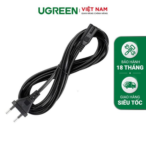 Dây nguồn sạc số 8 UGREEN 10413 CD248 8 dài 2M