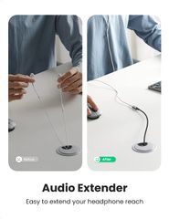 Cáp nối dài 3.5mm dây bện Không hỗ trợ Mic Ugreen AV190