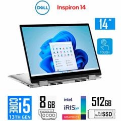 Laptop - Máy tính xách tay Dell Inspiron 14 2 in 1 7430 Platinum Silver (Core i5-1335U / RAM 8GB / SSD 512GB / 14 inch FHD+ Touch Windows 11) i7430-5800SLV-PUS (RD7PJ)