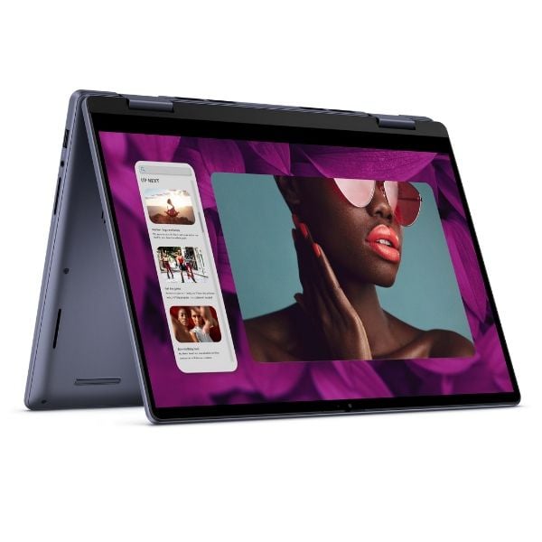 Laptop Dell Inspiron 7445 2 in 1 Midnight Blue (Ryzen 5 - 8640HS/ RAM 8GB/ SSD 512GB/ 14 inch FHD+ Windows 11) i7445-5333BLU-BUS/ 77CF1