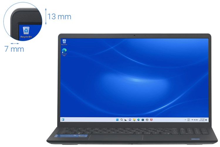 Laptop - Máy tính xách tay Dell Vostro 15 3520 (i5-1235U/ RAM 8GB/ 512GB/ UHD/ 15.6inch FHD/ Ubuntu) Carbon Black