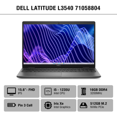 Laptop Dell Latitude 3540, i5-1235U, 16GB, 512GB SSD, Intel Iris Xe Graphics, 15.6