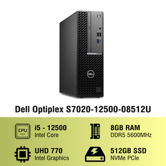 Máy Tính Để Bàn Đồng Bộ - PC Dell Optiplex 7020 SFF S7020-12500-08512U (I5 12500/ 8GB/ 512GB SSD/ Key/ Mouse/ NoOS/ 1Y)