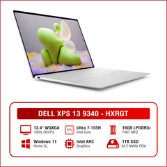 Laptop - Máy tính xách tay Dell XPS 13 9340 HXRGT (Intel Core Ultra 7 155H | 16GB | 1TB | 13.4inch QHD+ | Win 11 | Office | Bạc)