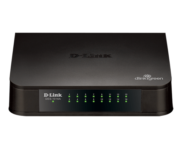 SWITCH DLINK 16PORT DES-1016A 10/100 VỎ NHỰA
