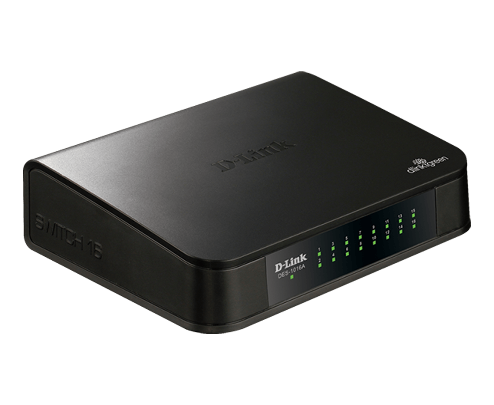 SWITCH DLINK 16PORT DES-1016A 10/100 VỎ NHỰA