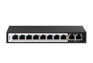 Switch poe+ D-Link DES-F1010P-E 8 PoE Ports + 2 Uplink Ports