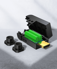 Đầu bấm cáp HDMI 2.0 UGREEN 50568 – Nhấn đầu cáp HDMI 19+1 Pin – Chân tiếp xúc mạ vàng