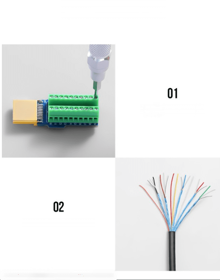 Đầu bấm cáp HDMI 2.0 UGREEN 50568 – Nhấn đầu cáp HDMI 19+1 Pin – Chân tiếp xúc mạ vàng