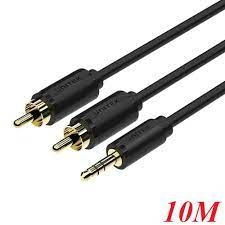 Cáp loa 1 -> 2 bông sen Unitek 10m C9024BK