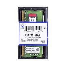 Ram Kingston 1x8GB DDR4 2666MHz - KVR26S19S8/8