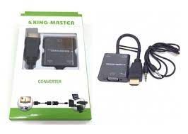 Cáp HDMI -> VGA KING-MASTER H124B