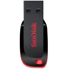 Thiết bị lưu trữ USB 128GB SanDisk Cruzer Blade USB Flash Drive/ Black with red (SDCZ50-128G-B35)