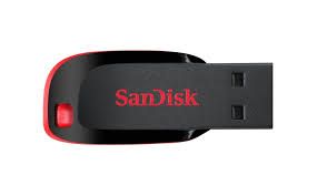 Thiết bị lưu trữ USB 128GB SanDisk Cruzer Blade USB Flash Drive/ Black with red (SDCZ50-128G-B35)