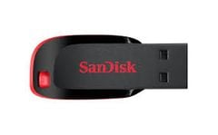 Thiết bị lưu trữ USB 128GB SanDisk Cruzer Blade USB Flash Drive/ Black with red (SDCZ50-128G-B35)
