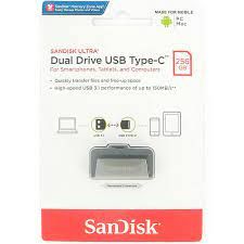 USB SANDISK 256GB USB TYPE C ULTRA DUAL DRIVE SDDDC2-256G-G46