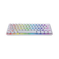 Bàn phím Razer Huntsman Mini-Trắng(Mercury)-60% Optical-Linear Red Switch_RZ03-03390400-R3M1