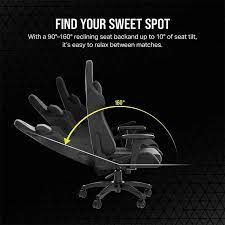 Ghế Corsair TC100 RELAXED  Fabric, Black/Grey (CF-9010052-WW)