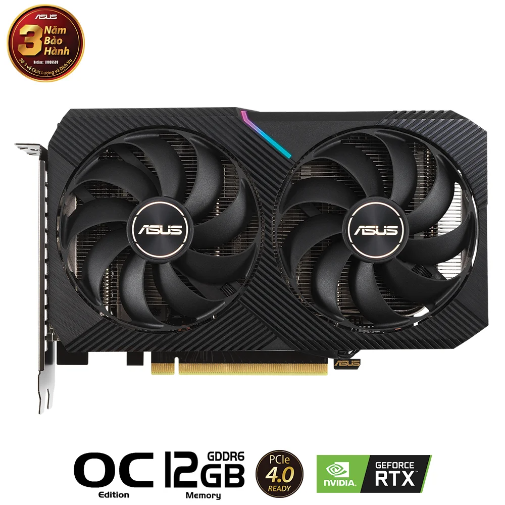 ASUS Dual GeForce RTX 3060 V2 O12G GDDR6