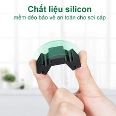 Kẹp giữ dây cáp UGREEN 70585 – Chất liệu silicon kẹp giữ dây cáp, tai nghe, chuột, … gọn gàng