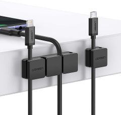Kẹp giữ dây cáp UGREEN 70585 – Chất liệu silicon kẹp giữ dây cáp, tai nghe, chuột, … gọn gàng