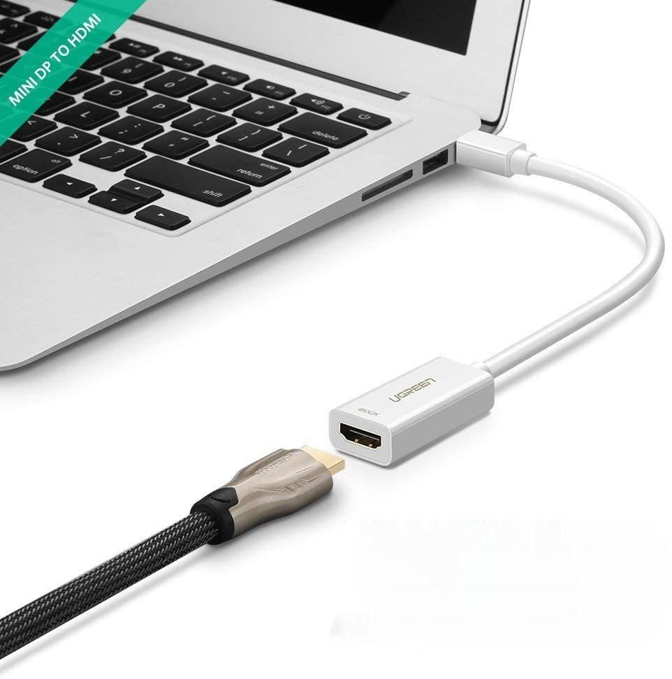 Cáp chuyển Mini DisplayPort sang HDMI hỗ trợ 4K UGREEN MD112 hỗ trọ 4k@30hz, 2K@30hz