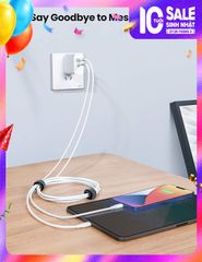 Dây dán Velcro UGREEN 20245 làm gọn dây sạc dây tai nghe dây máy tính…dài 18cm