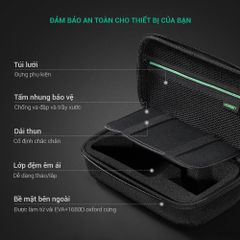 Hộp đựng máy Nintendo Switch UGREEN LP145 – Chất liệu mềm mại chống shock, chống va đập – Thiết kế quai xách, tặng kèm móc treo