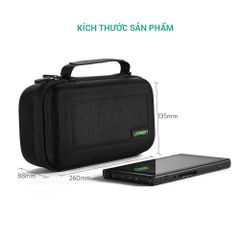 Hộp đựng máy Nintendo Switch UGREEN LP145 – Chất liệu mềm mại chống shock, chống va đập – Thiết kế quai xách, tặng kèm móc treo