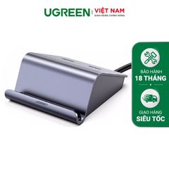 Bộ chia cổng USB 2.0 UGREEN CM214 Chia 2 cổng USB 2.0 hỗ trợ chức năng otg – Kèm giá đỡ điện thoại