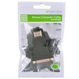 Đầu chuyển đổi HDMI đực sang DVI-I (24+5) cái mạ vàng cao cấp UGREEN 20123 (đen)