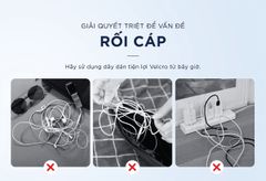 Dây dán Ugreen tiên lợi Velcro làm gọn dây sạc dây tai nghe dây máy tính Ugreen 50370