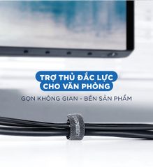 Dây dán Ugreen tiên lợi Velcro làm gọn dây sạc dây tai nghe dây máy tính Ugreen 50370