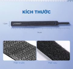 Dây dán Ugreen tiên lợi Velcro làm gọn dây sạc dây tai nghe dây máy tính Ugreen 50370