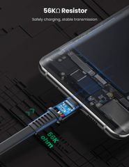 Cáp sạc và truyền dữ liệu USB sang Type-C 2.0 UGREEN US332