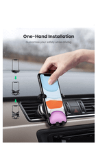 Giá đỡ điện thoại UGREEN 80539 – Kẹp khe gió điều hòa trên ô tô – Xoay góc 360 độ
