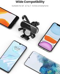 Giá đỡ điện thoại UGREEN 80539 – Kẹp khe gió điều hòa trên ô tô – Xoay góc 360 độ