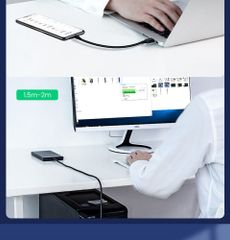 Cáp sạc nhanh và truyền dữ liệu Type C UGREEN US184