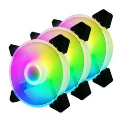 Fan Case VSP V209B RGB 12cm Pack 3 Fan (Hub + Remote)