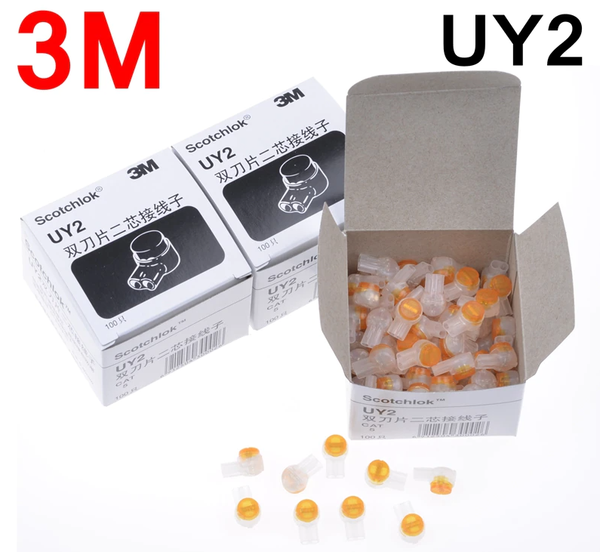 RỆP NỐI DÂY MẠNG + DÂY ĐIỆN THOẠI K2 (UY2-3M) 100c/hộp SCOTCHLOK