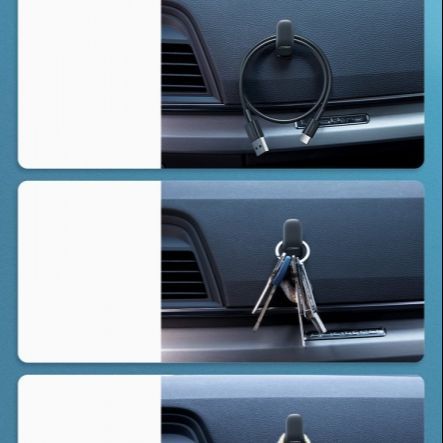 Móc đồ dán tường UGREEN LP252 – Túi 4 chiếc – Mặt dán tiện lợi, dùng trên ô tô, văn phòng,…