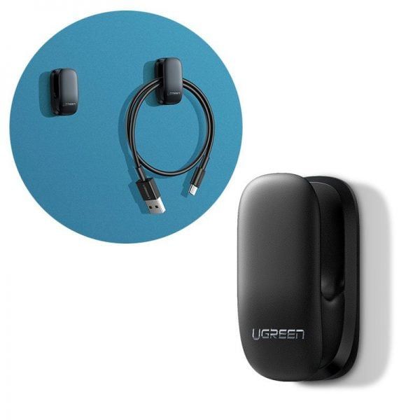 Móc đồ dán tường UGREEN LP252 – Túi 4 chiếc – Mặt dán tiện lợi, dùng trên ô tô, văn phòng,…