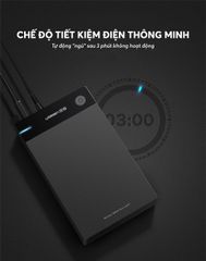 Hộp đựng ổ cứng 3.5/2.5 inch UGREEN US222 hỗ trợ 10TB