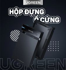 Hộp đựng ổ cứng 3.5/2.5 inch UGREEN US222 hỗ trợ 10TB