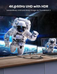 Cáp nối dài Gen 2 UGREEN 10387 Độ phân giải 4K@60Hz – Tốc độ truyền lên đến 10Gbps